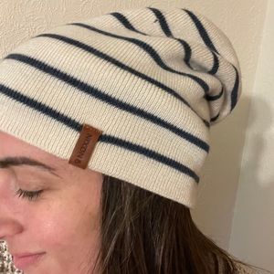 Nixon beanie hat sailor stripes